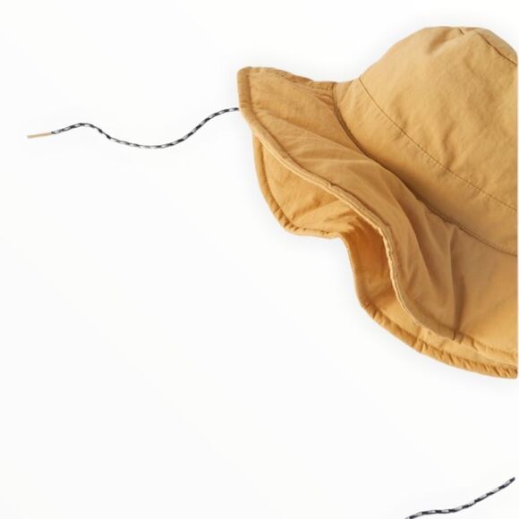 ZARA Kids | Olive Green | QUILTED BUCKET HAT WITH WIDE BRIM - Picture 3 of 5